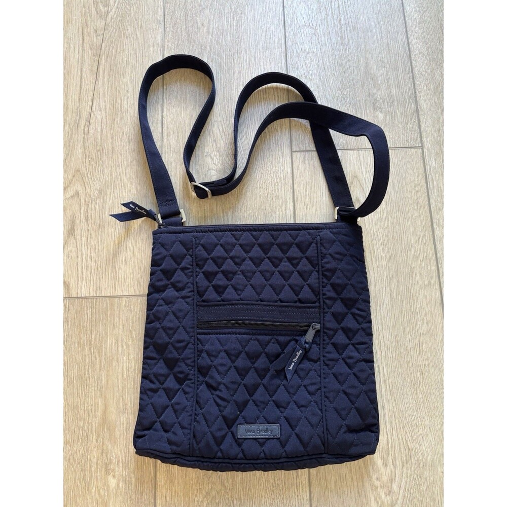 Vera Bradley microfiber classic navy hipster quilted crossbody NWOT SoHo tradtl
